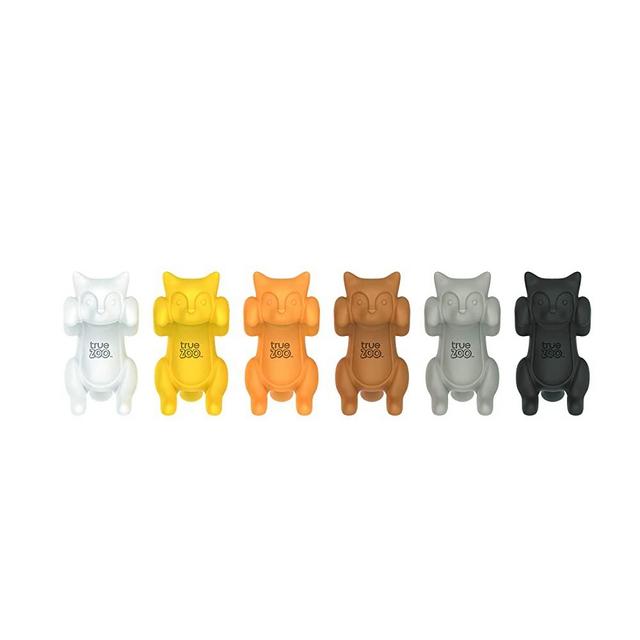 TrueZoo 4219 Paws Off Glass Markers (Set Of 6), Set of 4, Multicolor