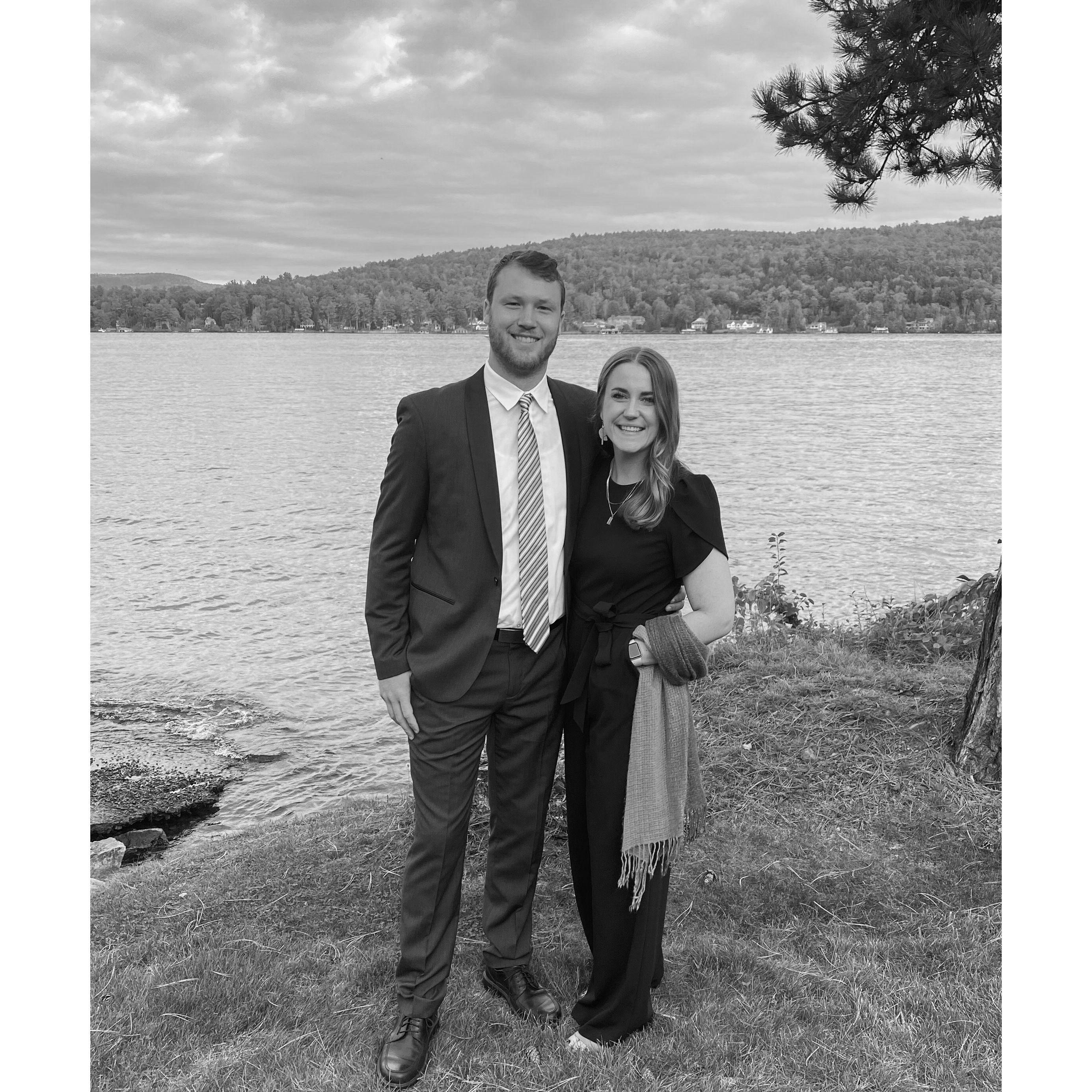 The first wedding we attended together.