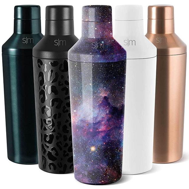 Simple Modern Cocktail Shaker Gift Set with Jigger Lid | Insulated Boston Martini Mixer Stainless Steel Christmas Gifts for Men Women | Compatible with Classic Tumbler Collection | Nebula