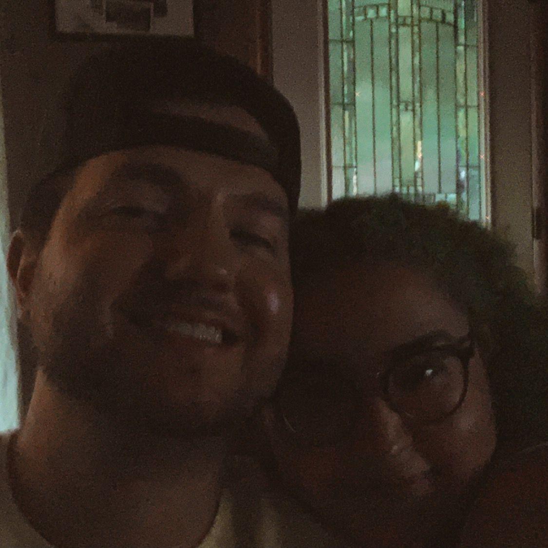 Our first photo together!