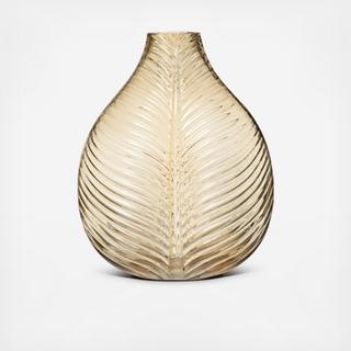 Embossed Leaf Vase