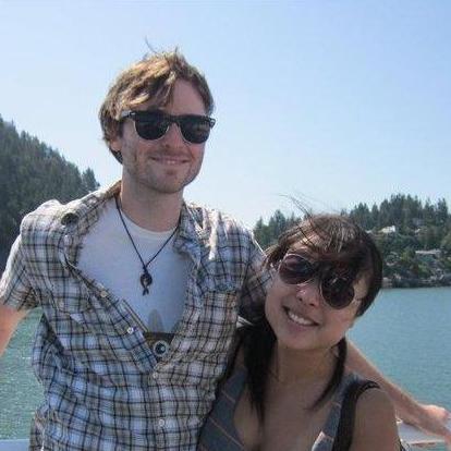 August 2011: On the boat back to Vancouver from Bowen Island