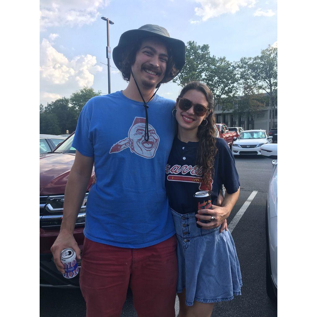 September 2019 ~ Braves Game ATL *Christina wearing Hank's little league jersey*
