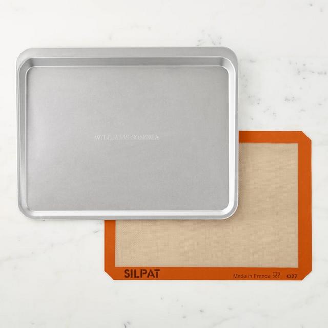 Williams Sonoma Traditionaltouch™ Cookie Sheet and Silpat Nonstick Baking Mat Set