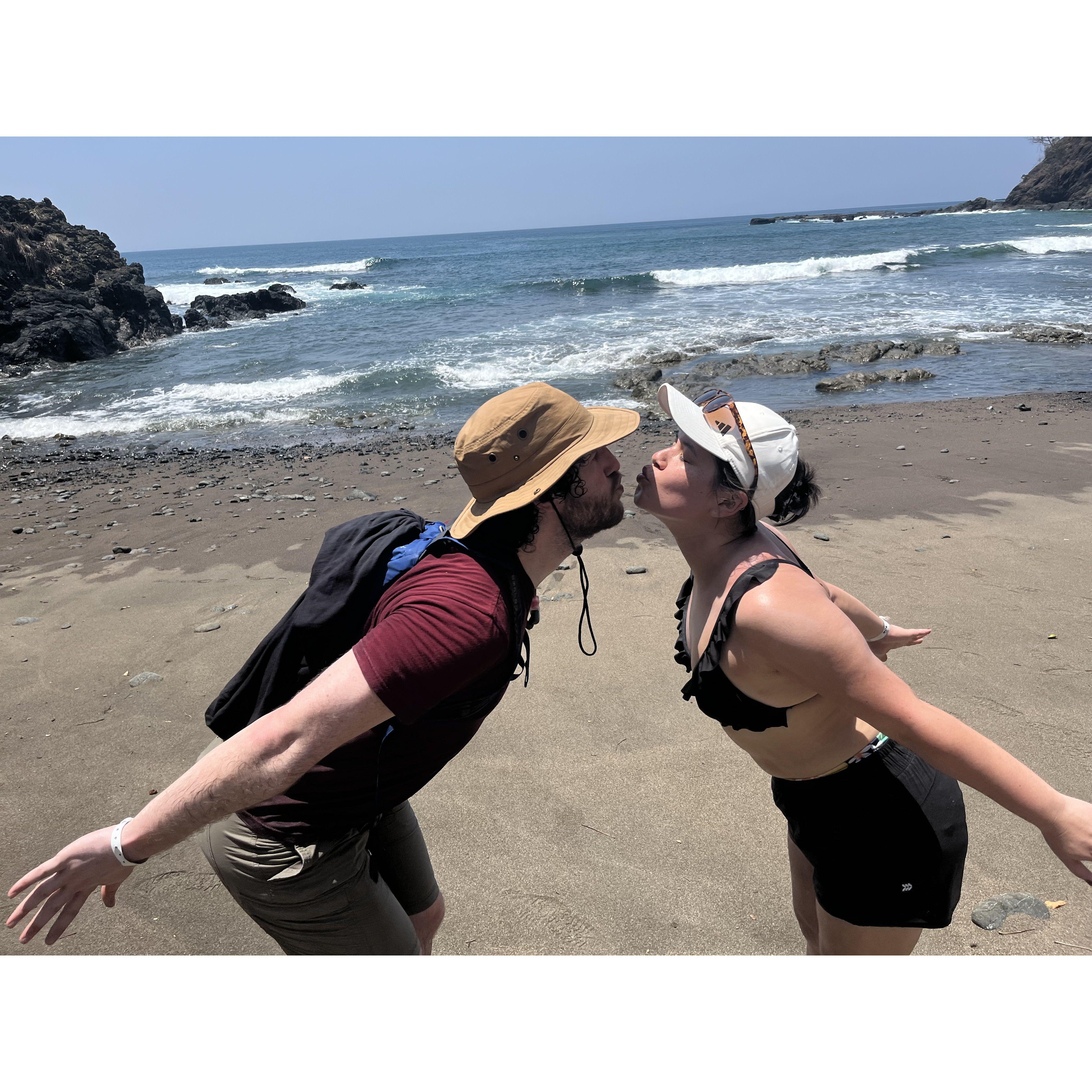 Kisses in Costa Rica