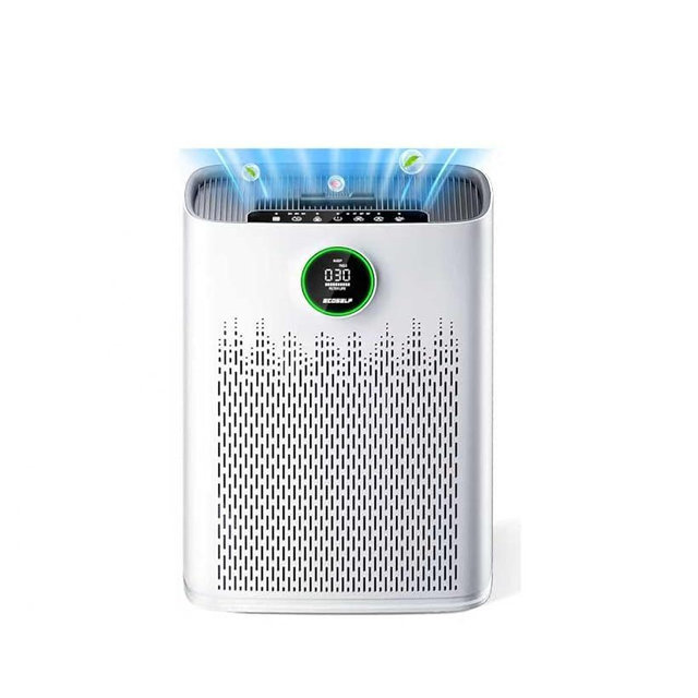 Air Purifiers for Home Large Room, Cover Up to 2400 Ft² with True HEPA Filter, Smart Mode, PM2.5 Air Quality Display, 22dB Sleep Mode, Aromatherapy with 2X-Purification & 360°Air Outlet, HAP603, White