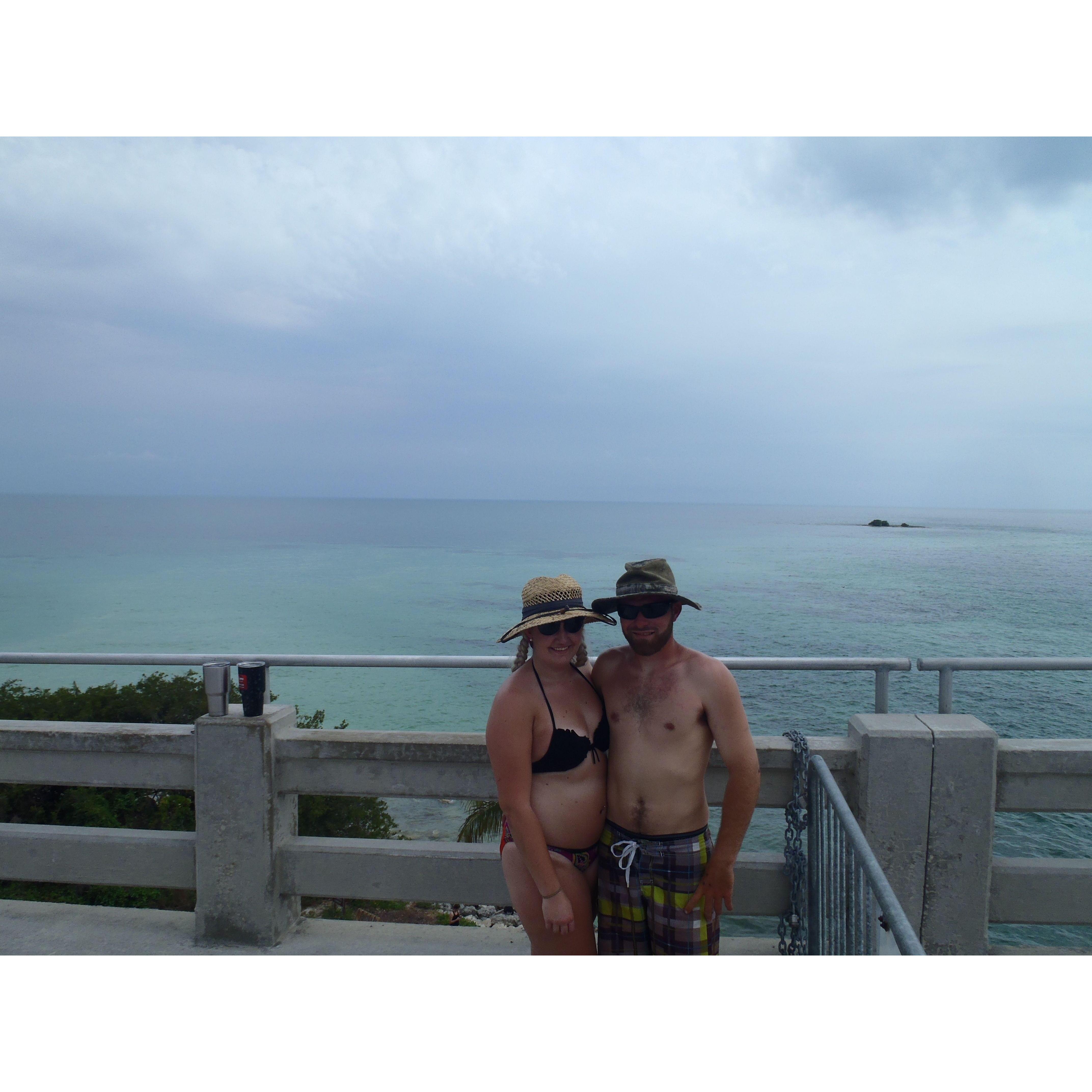 The north end of the Bahia Honda bridge that Billy proposed on, our first trip to the Keys in 2016