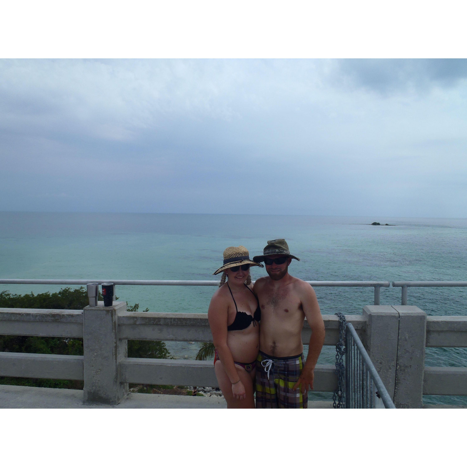 The north end of the Bahia Honda bridge that Billy proposed on, our first trip to the Keys in 2016