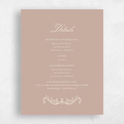 Latte, Brown Wedding Enclosure - Lezzeno
