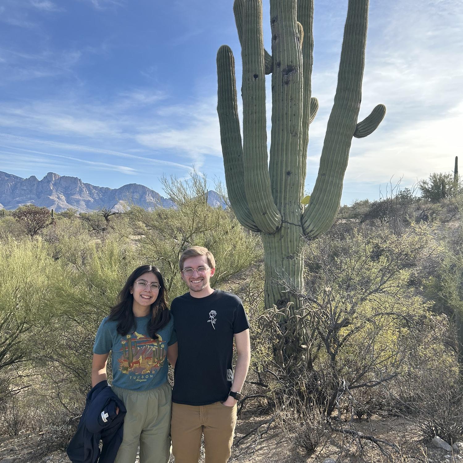 Going on a hike with Olivia’s grandma in Tucson, AZ. Winter 2024.
