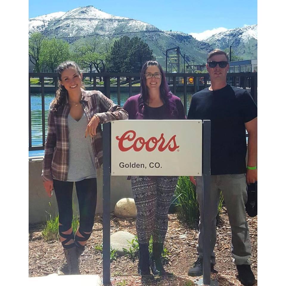 Coors Brewery Tour with Riana & Kels! ;)