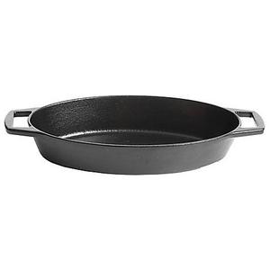 Artisanal Kitchen Supply™ Pre-Seasoned Cast Iron 6-Inch Mini Au Gratin Pan in Black