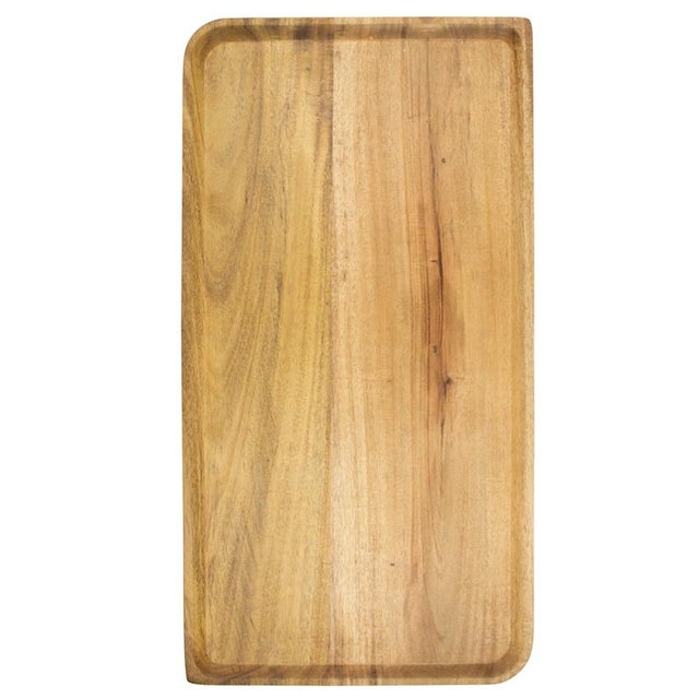 Acacia Wood Rectangle Serving Tray, Large