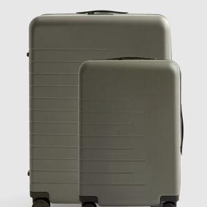 Carry-On & Large Check-In Suitcase Set - Olive