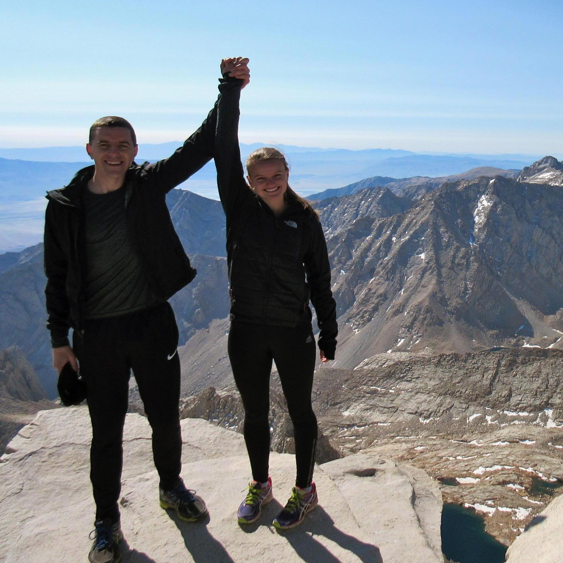 Top of Mt Whitney, 2015.