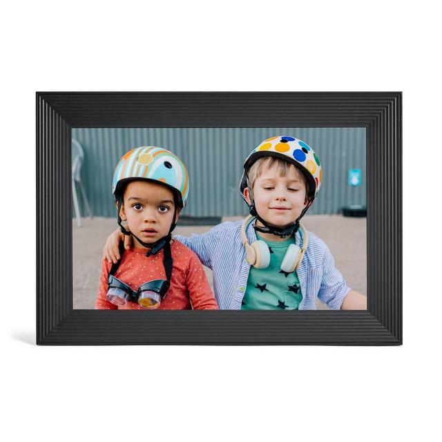 10.1" Carver Gravel Digital Photo Frame Brown - Aura Home