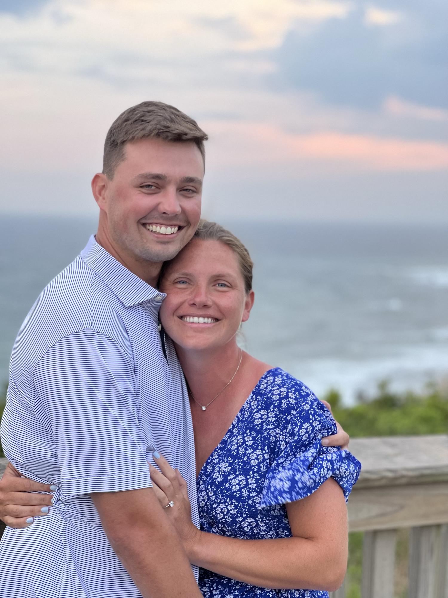 Engaged in Block Island