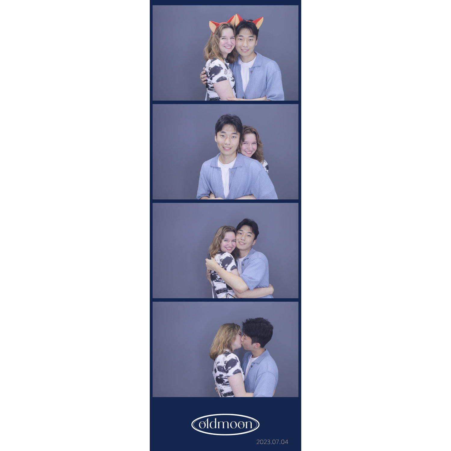 Our first photobooth photo together