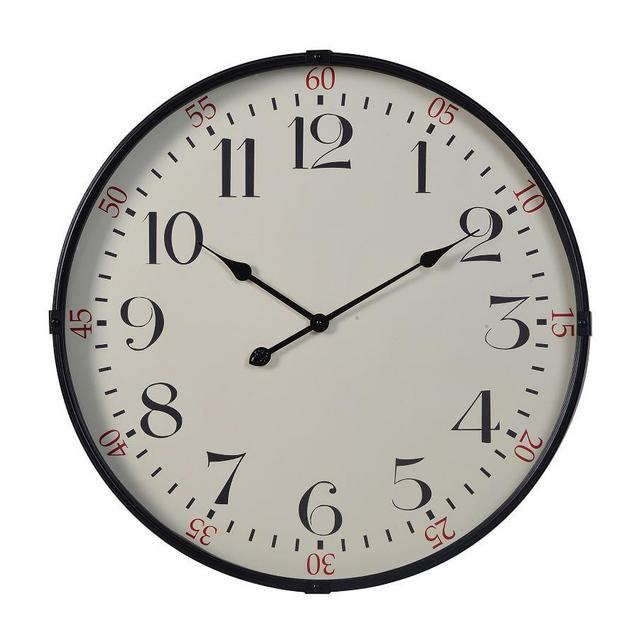 Classic Wall Clock, Black