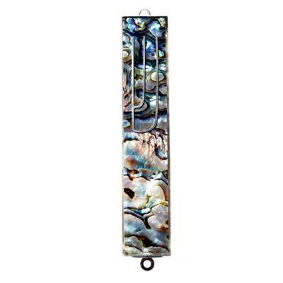Bali Chai Abalone 4-Inch Mezuzah