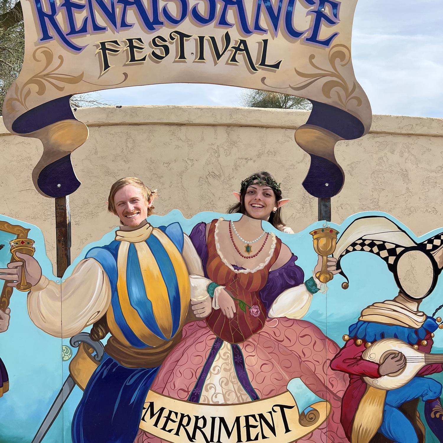 We loved celebrating our engagement at the Renaissance fair with some of our close friends