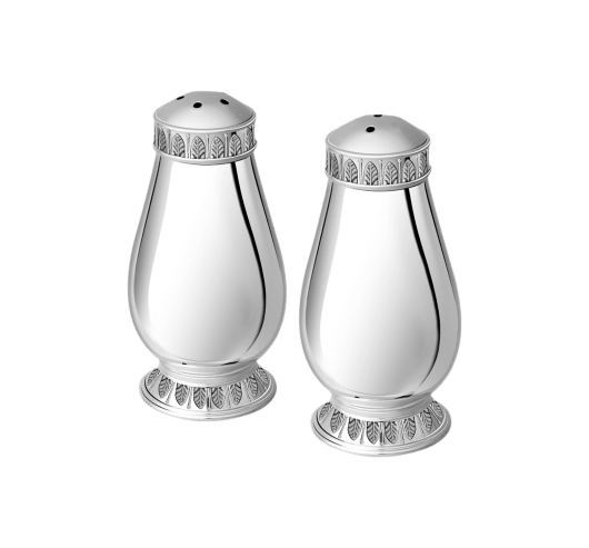 Silver-Plated Salt & Pepper Shaker Set Malmaison