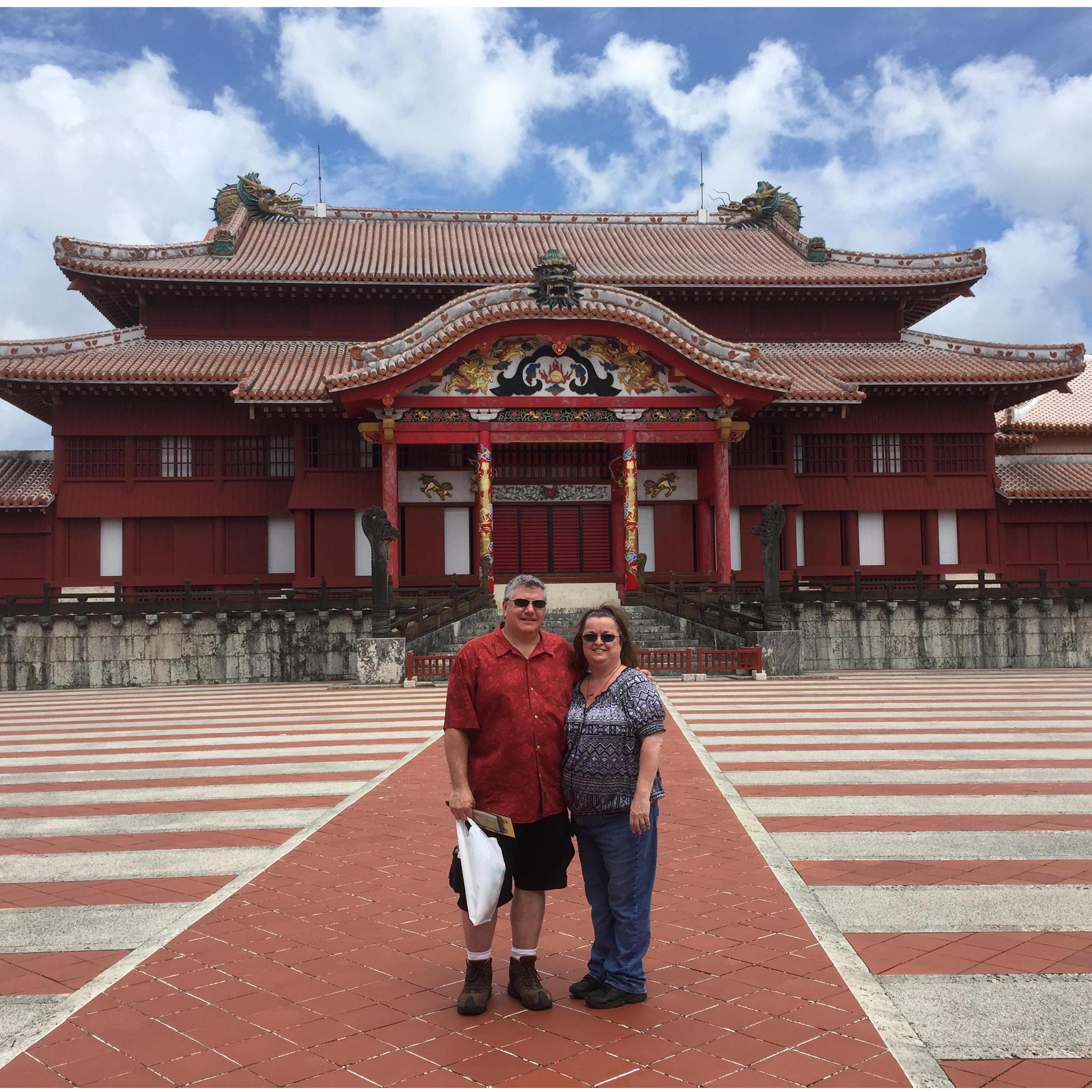 Last day of our trip. this is inside Shuri Castle. Absolutely breathtaking, so much history