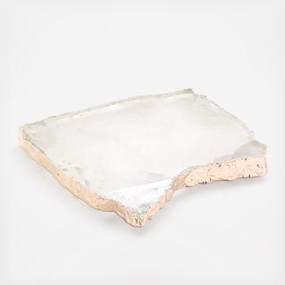 Kiva Crystal Rose Gold Platter