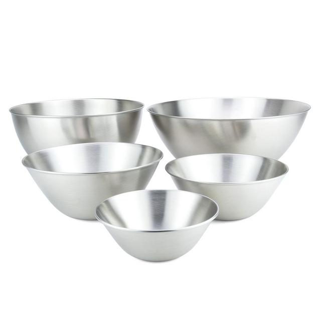 Stainless Steel Mixing Bowls, 5 Pc Set
