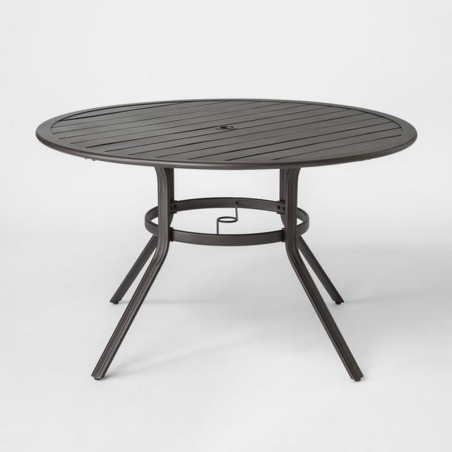 Marrion 48" Round Metal Patio Dining Table - Threshold™