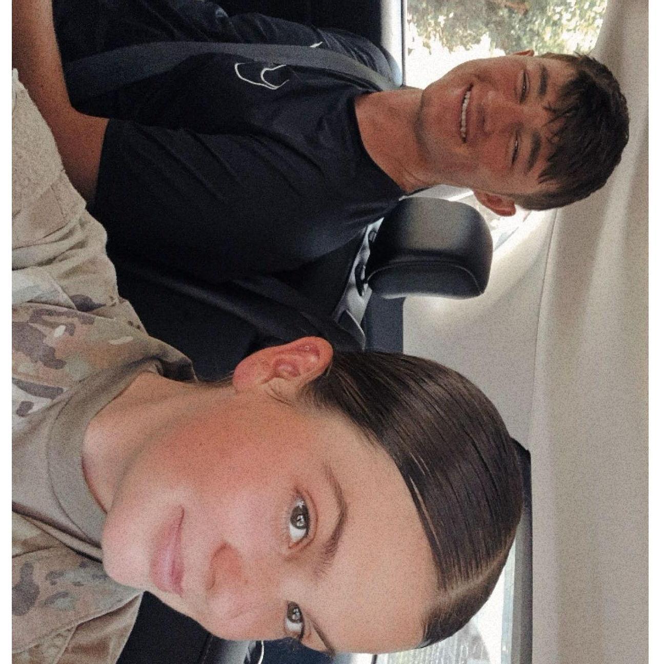 Going home from being apart for 30 days due to Military Training