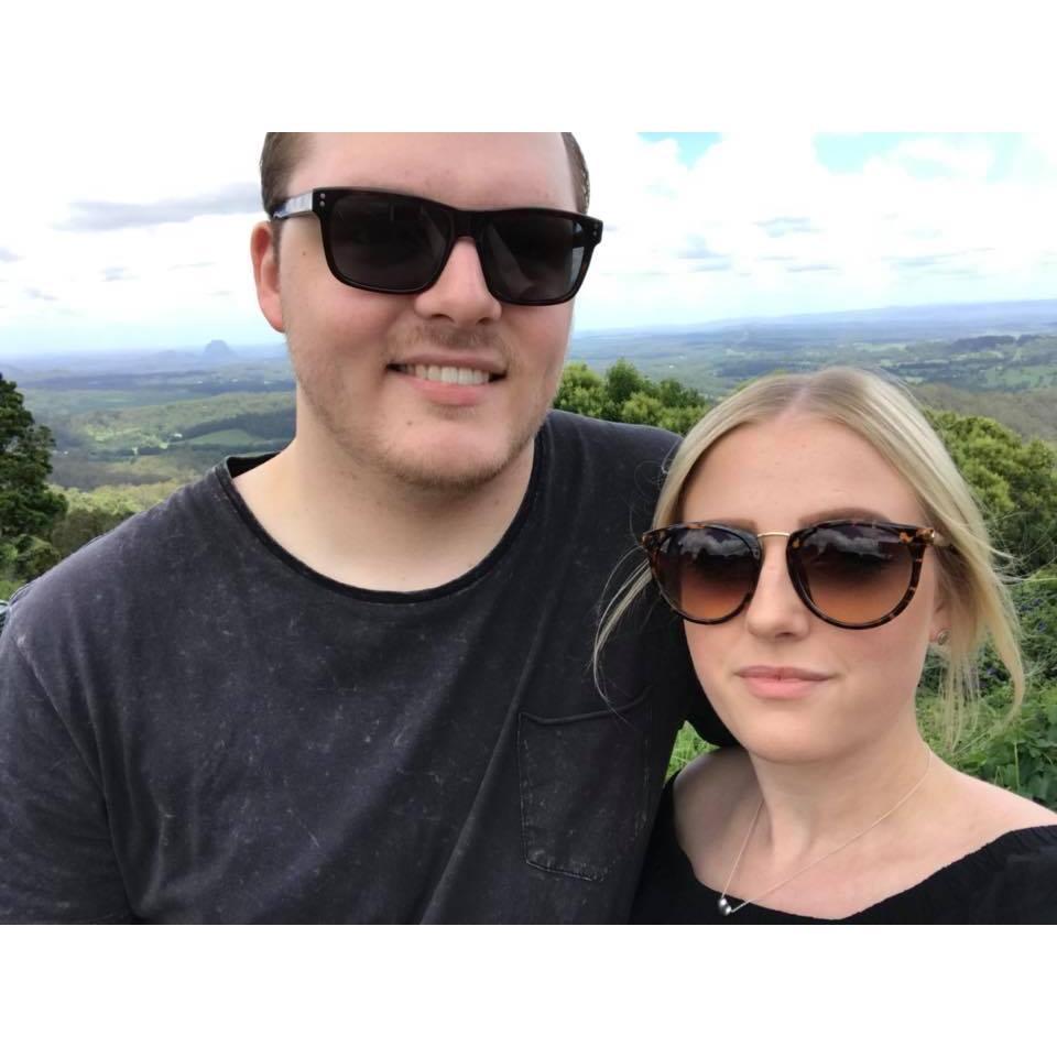 Moments before we got engaged