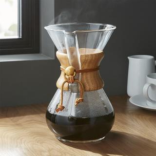 Chemex 6-Cup Coffeemaker with Wood Collar