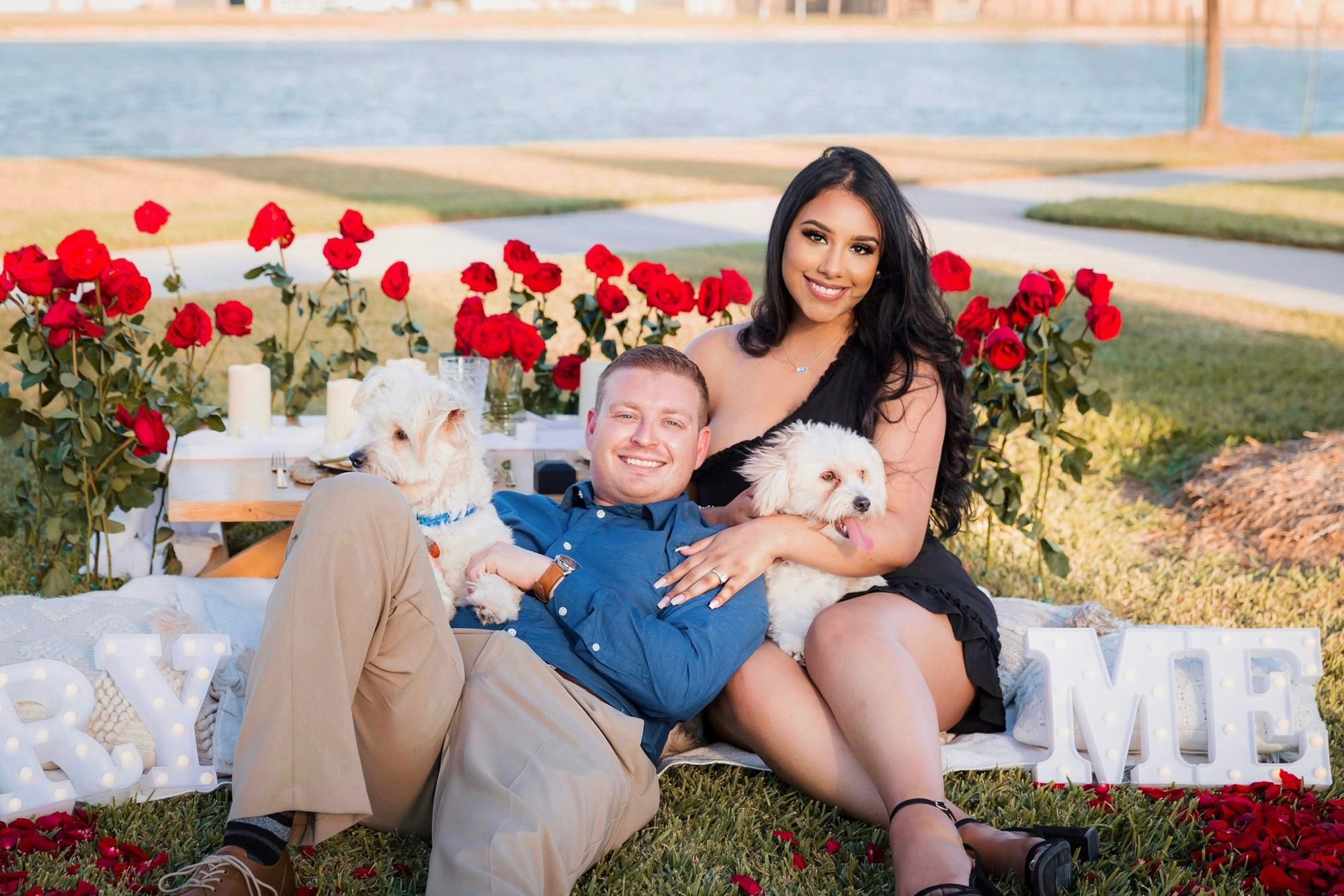 our little family had to be included in our proposal🐶