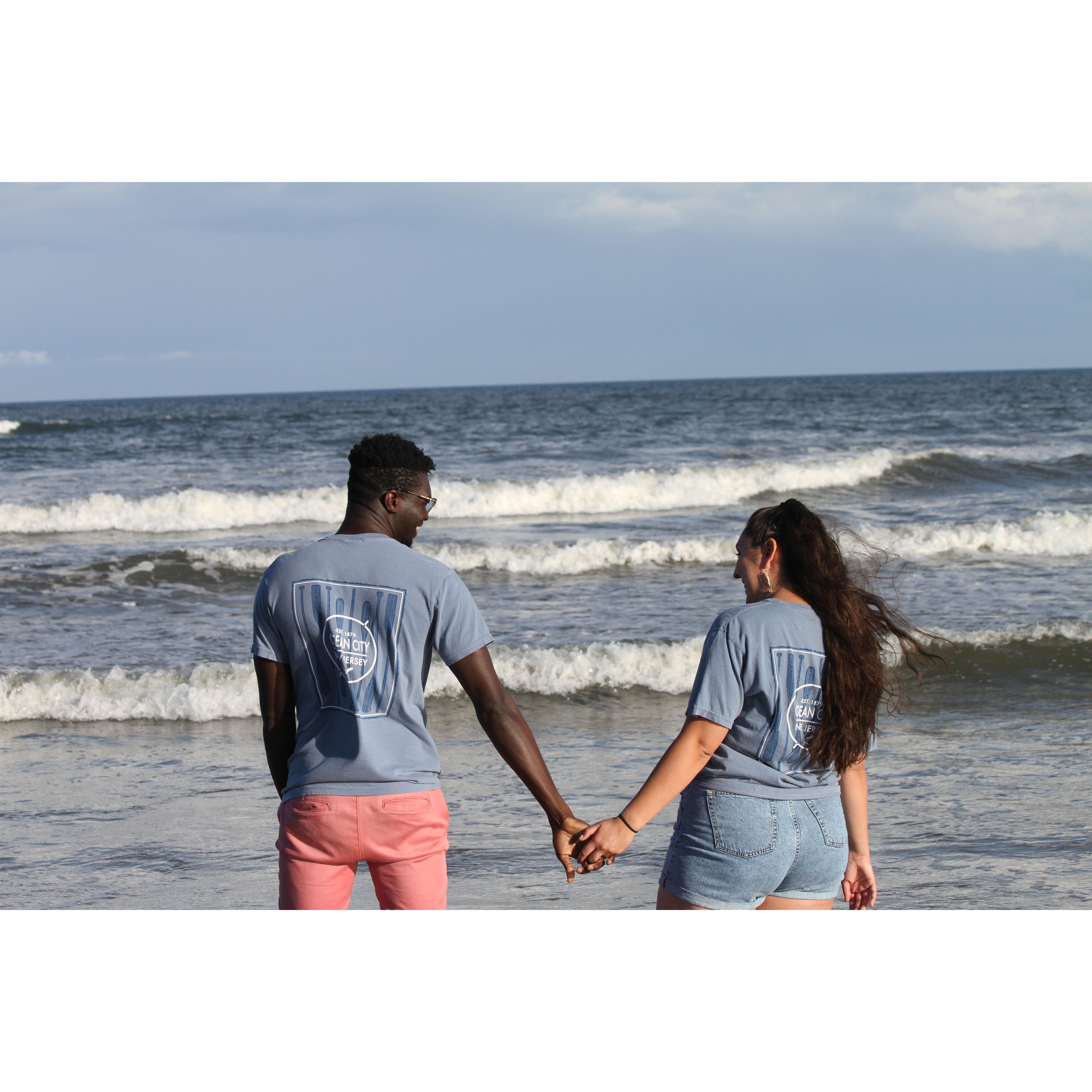 Our first matching T-shirts.