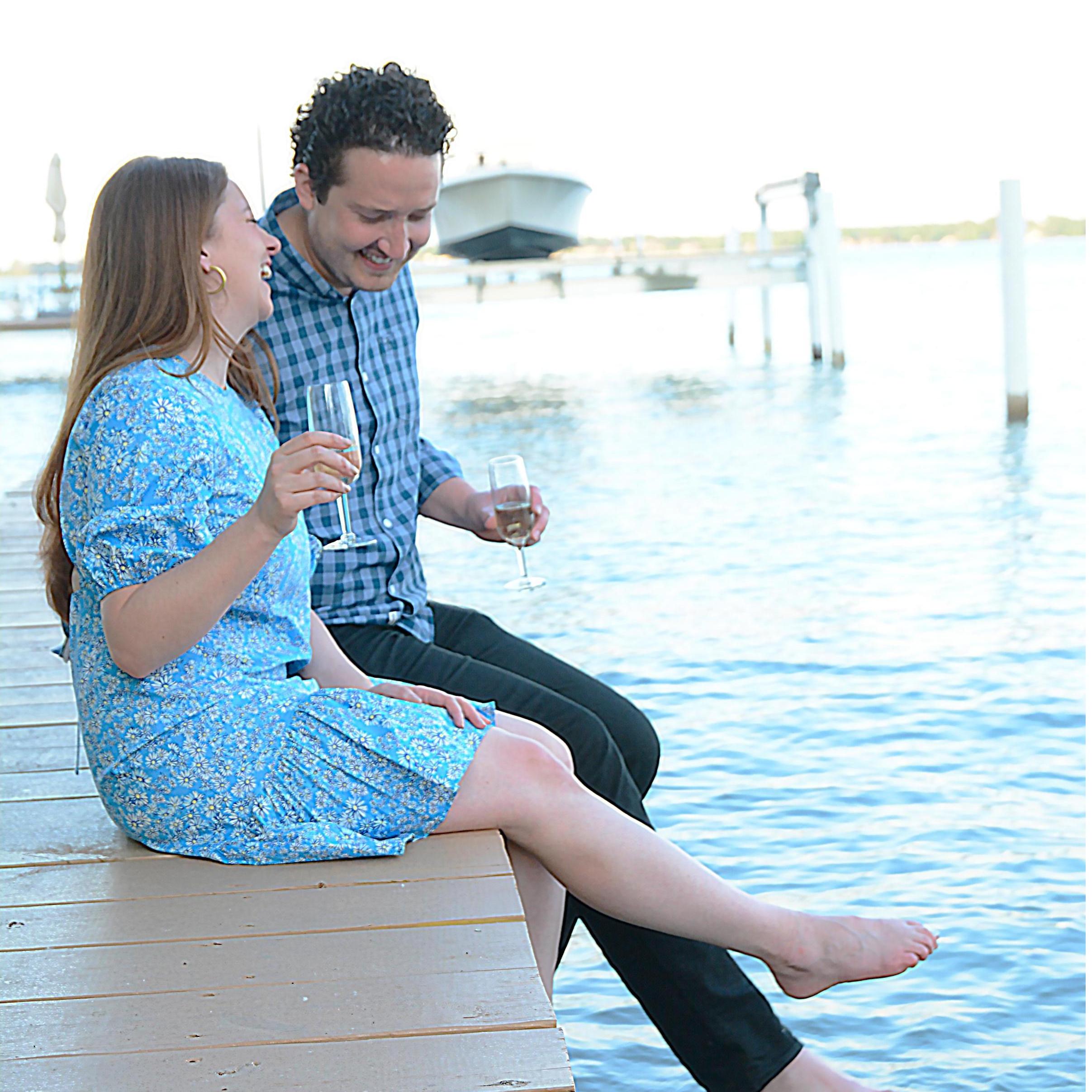 Our attempt at engagement photos. :)