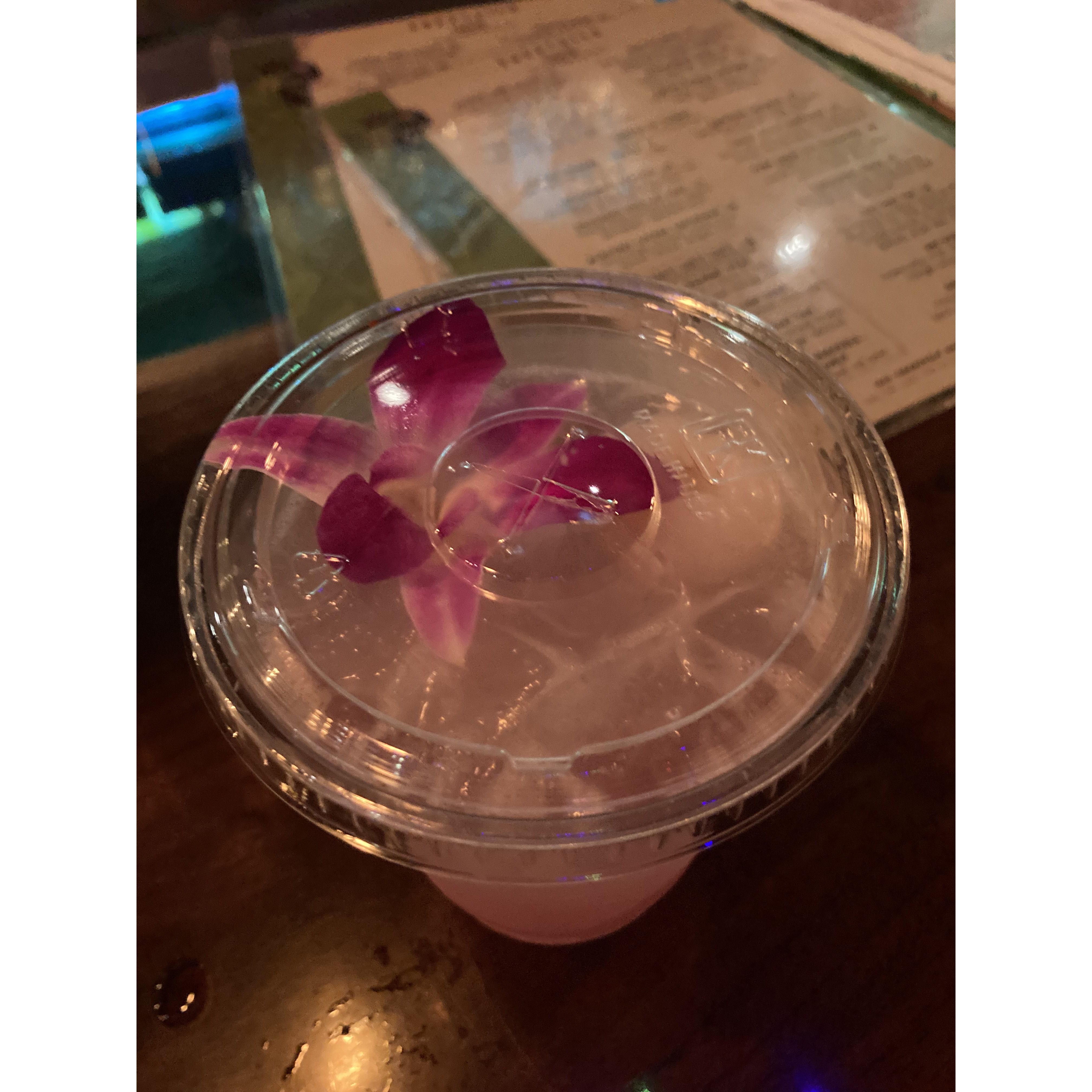 Enjoying drinks on our June 2022 vacation!