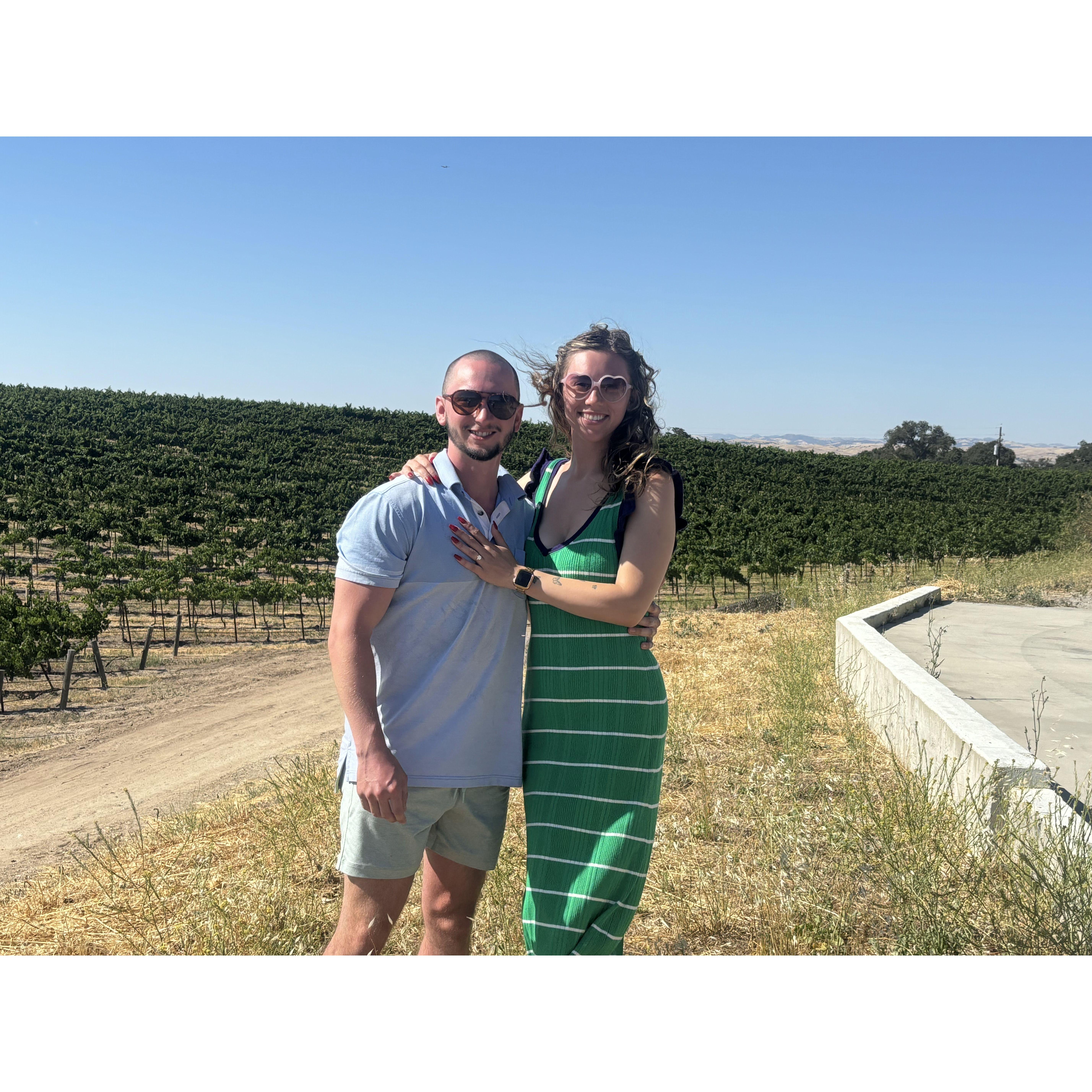 Visiting vineyards in Paso Robles