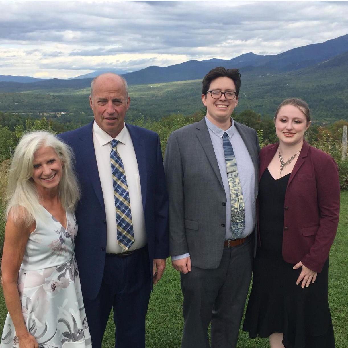 The mountains are also good. Especially if there's family around.