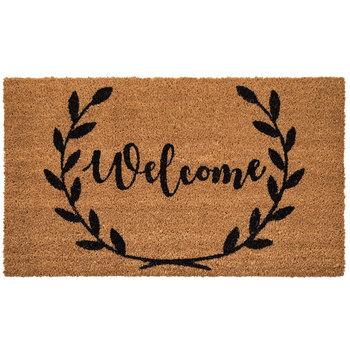 Welcome Wreath Door Mat