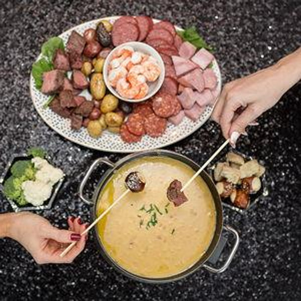 Fondue Dinner in the Austrian Alps!