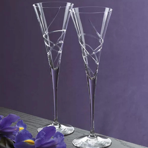 Lenox Stemware, Adorn Toasting Flutes, Set of 2