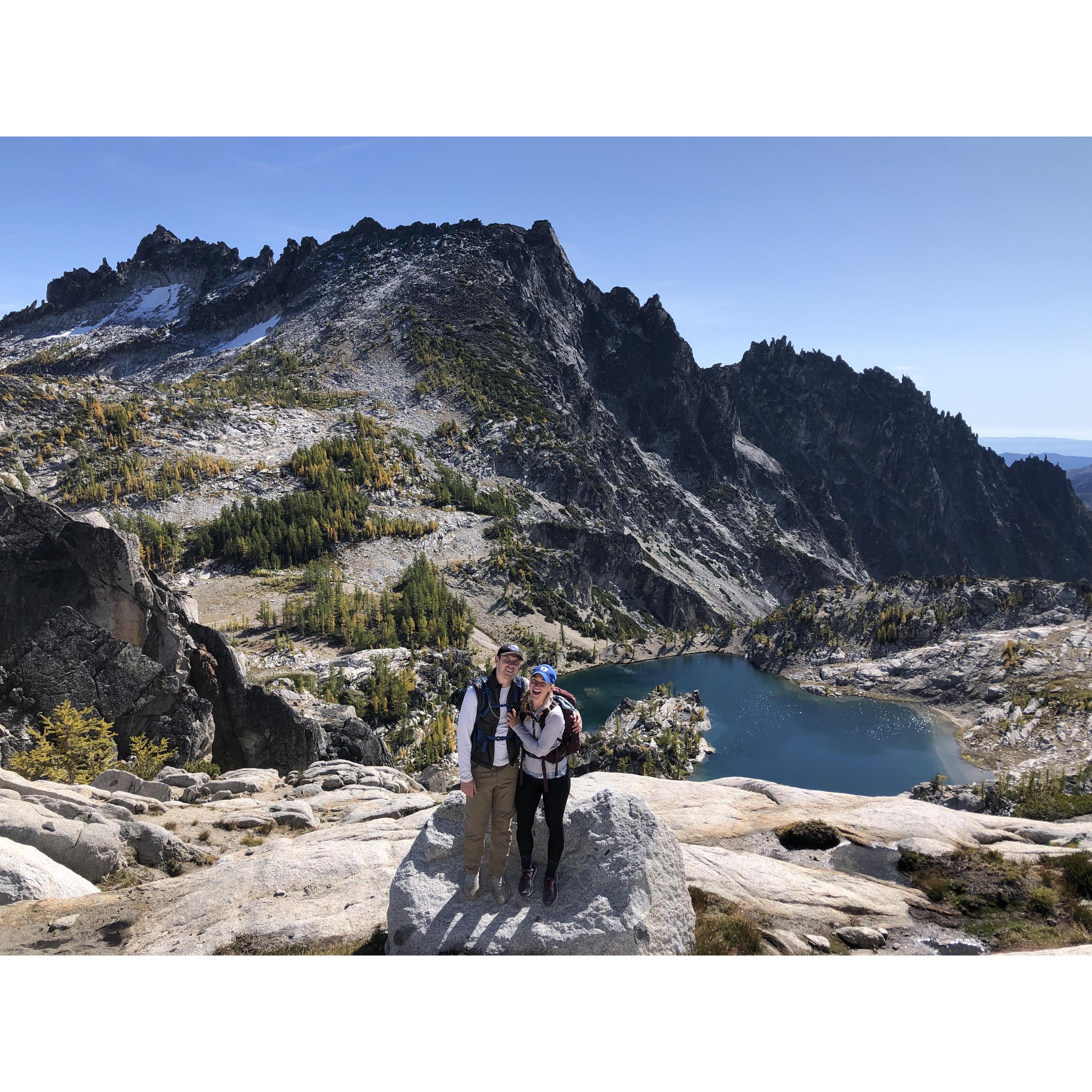 Hiking through the Enchantments (~23mi) in a day, North Cascades National Park, Washington