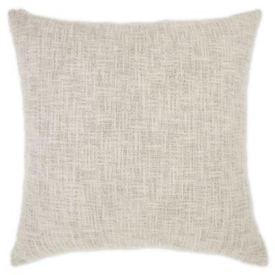Bee & Willow™ Home Textured Square Throw Pillow in Grey