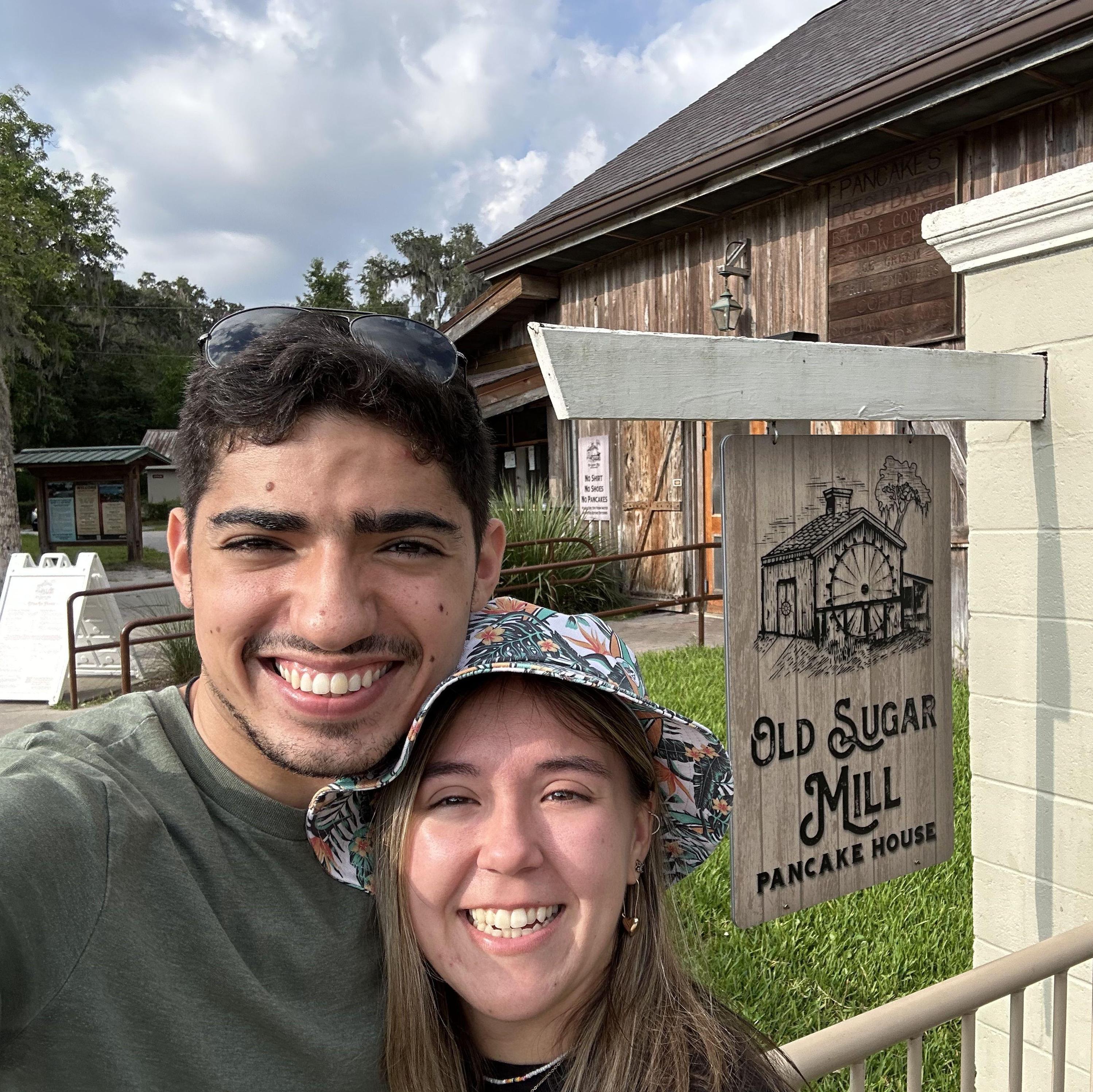 Summer trip to the springs, where we made our own pancakes!