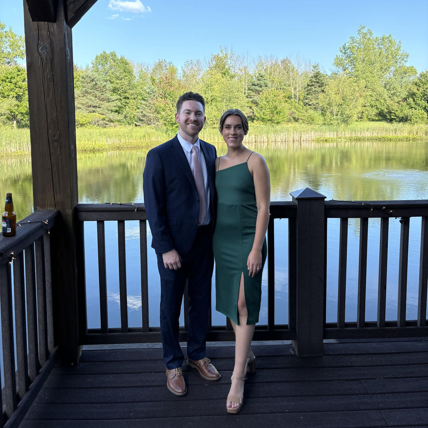 This photo was taken at Melanie and Dan's wedding in Skaneatles on August 24th, 2024!