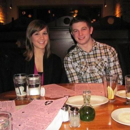 One of the first pictures we have together. This is on our first date, Valentine's Day 2010, during our senior year of high school.