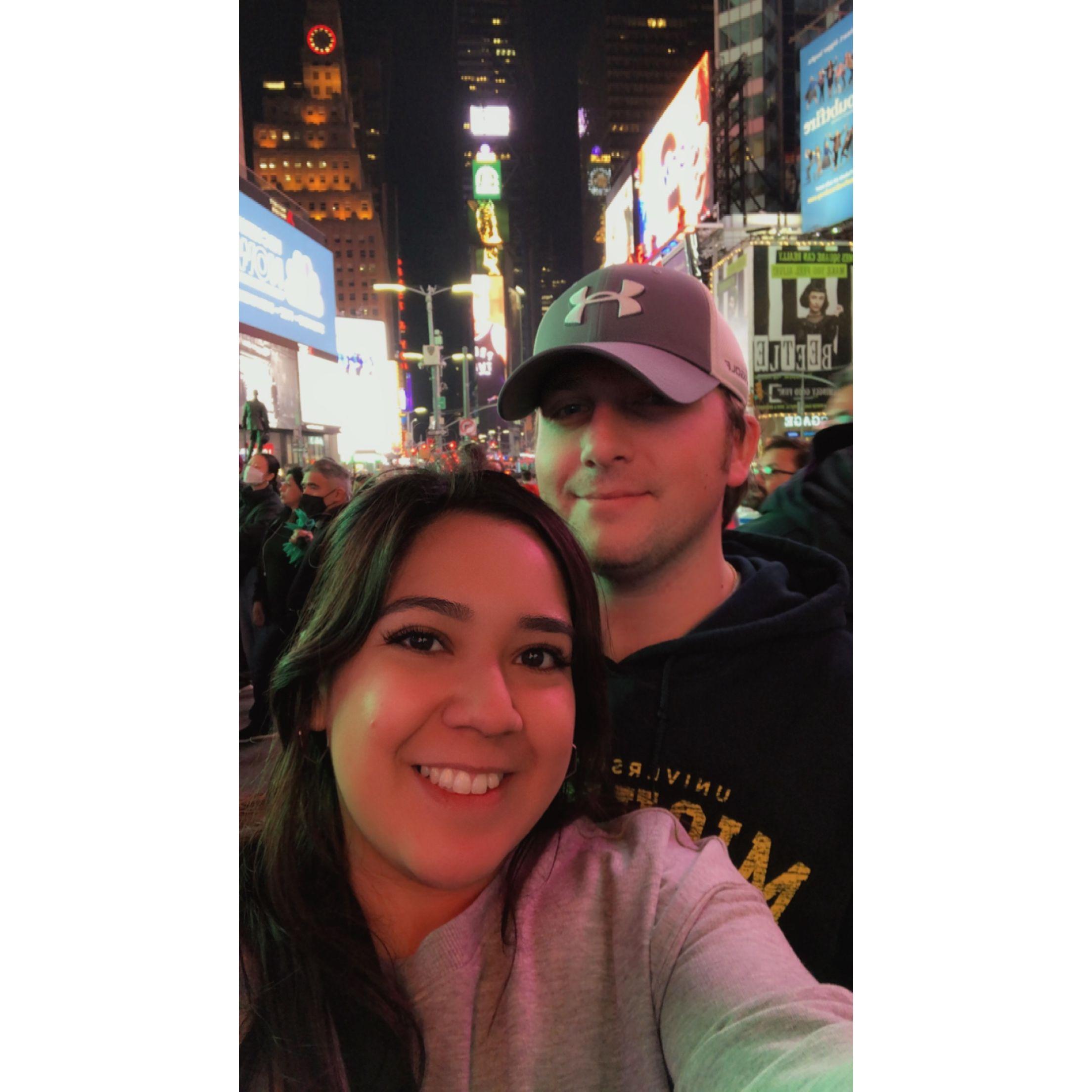 Amazed in Times Square