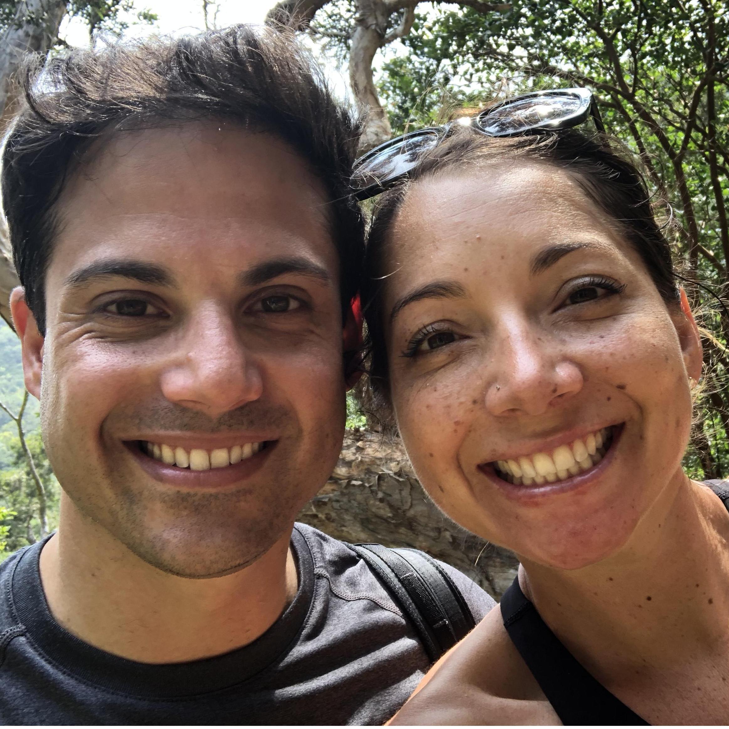 Hiking in Hawaii on our second date