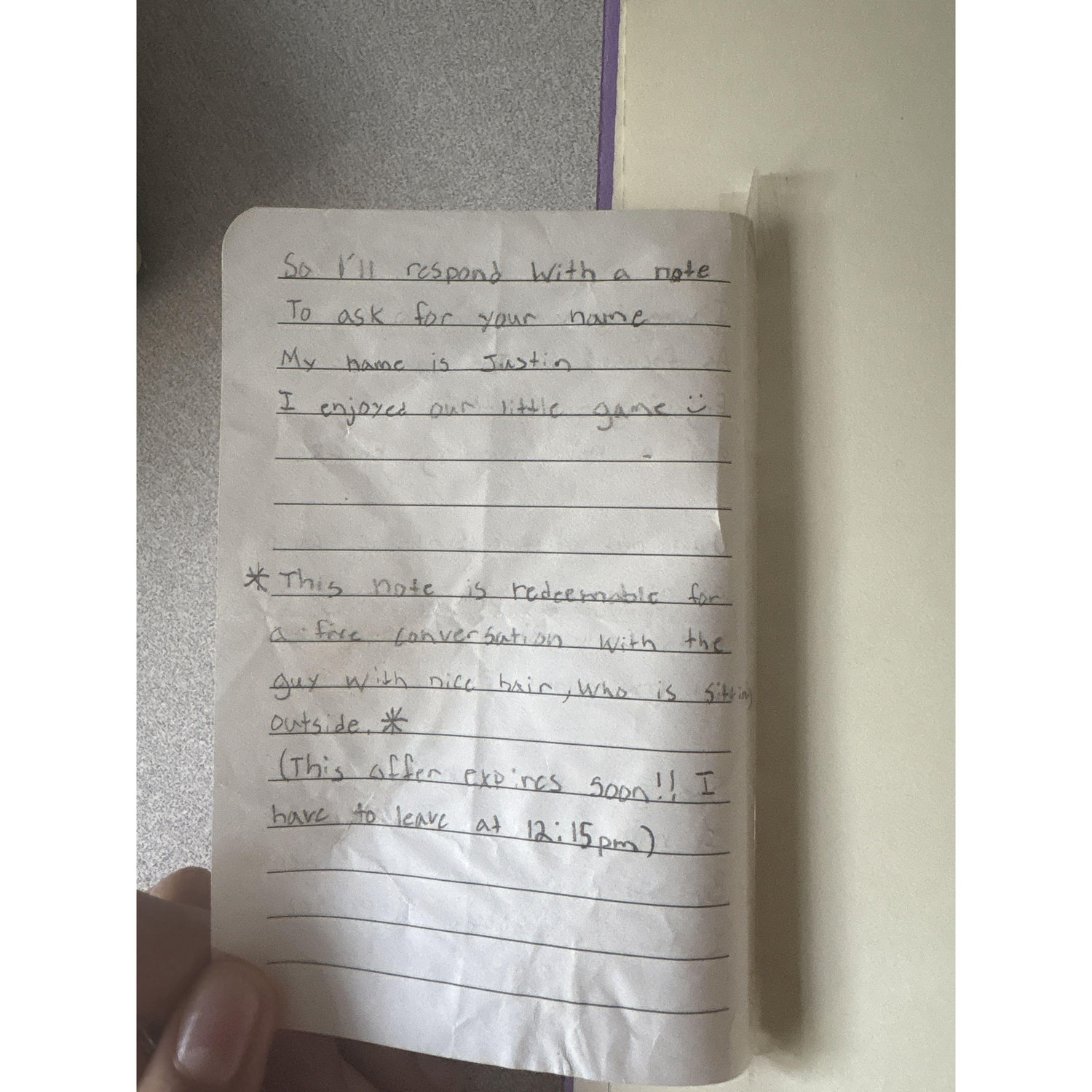 Justin's Note to Ilianushka Sadie, Page 2